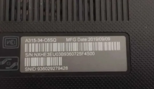 Acer Aspire A315-34 по запчастинах Де купити