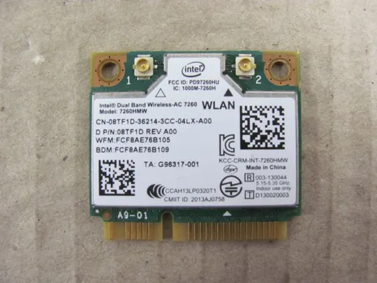 356-33 WI-FI модуль 7260 7260HMW 08TF1D 0NMTXR 0GGTNM для Dell Latitude E7240 7240 E5440 e5540 E7440  M4800 оригінал З аукціону