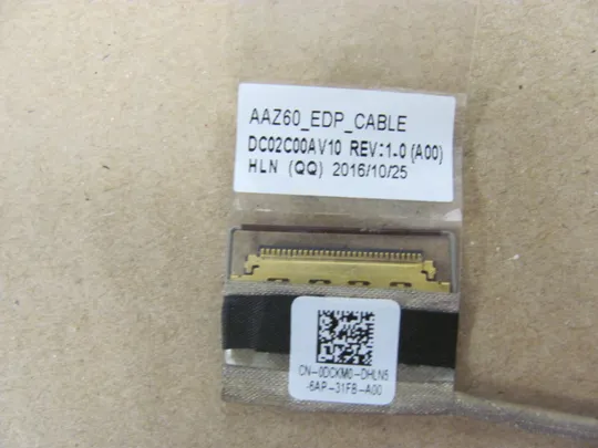 596-4 шлейф матриці DC02C00AV10 0DCKM0 для Dell Latitude E7470  7470 оригінал Де купити