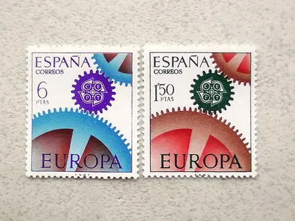 фото, Серія поштових марок Іспанія " Європа СЕРТ " 1967 рік **