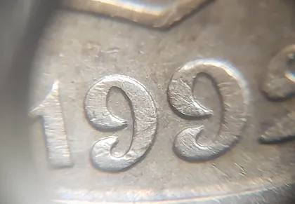 фото, (1296) 25 копійок 1992 2(52)ВАм брак по каталогу В.Шекені (25 копеек 1992 бублики)