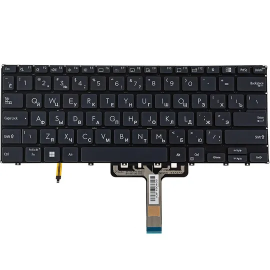 Купити Клавіатура для ноутбука ASUS (B5402 series) rus, black, без фрейму, підсвічування клавіш