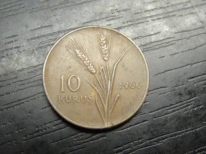 фото, 10 курушів Туреччина 1966