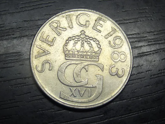 5 крон 1983 Швеція Ціна