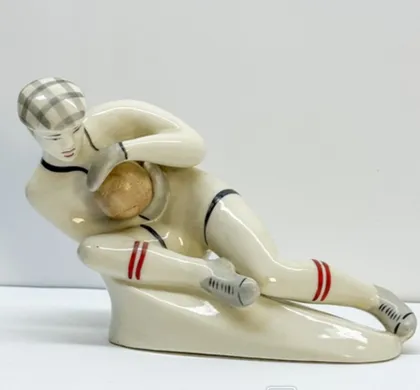 фото, Вінтажна порцелянова статуетка "Воротар"