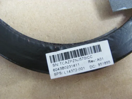 607-3  термотрубка охолодження  6043B0231411 L14372-001 для HP EliteBook 840 G5  850 G5  оригінал Продаж