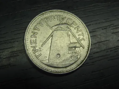 фото, 25 центів Барбадос 1998