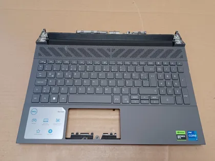 фото, номер1054-3 Кришка панель палмрест 025CCM FA3ZZ000400 AP3ZZ000301 клавіатура робоча для Dell G15  5530 5531 5535 топкейс Верхня панель палмрест cover-C оригінал