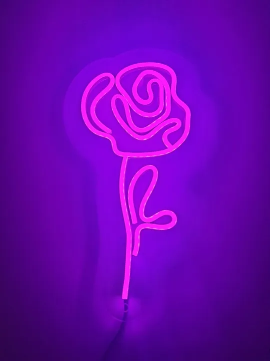 Неоновий світильник Троянда 200х380 acr-n000047 Де купити