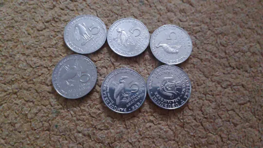 Купити Бурунді набір з 6 монет по 5 франків 2014 Птахи Бурунді