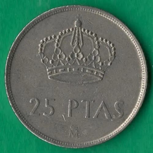 25 песет 1983 року Іспанія [М] Ціна