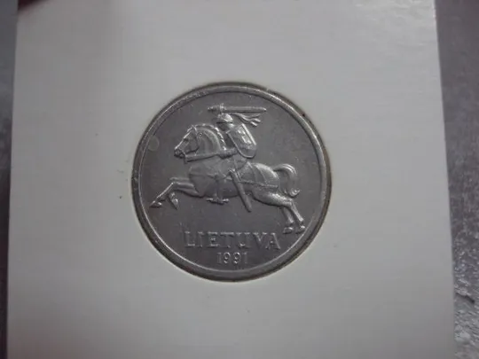 монета литва 2 цента 1991 №8208 З аукціону