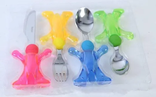 Набор детских столовых приборов Fissman CY-3002-4 4 предмета З аукціону