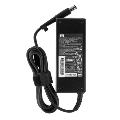 фото, Оригінальний блок живлення для ноутбука HP 19V, 4.74A, 90W, 7.4*5.0-PIN, black (463955-001) (без кабеля !)