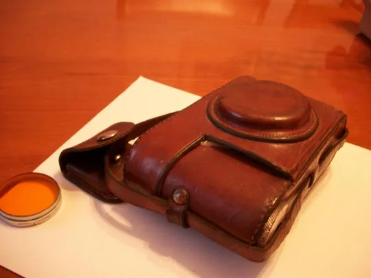 Фотоаппарат 1930-x годов, ФЭД Трудкомунна НКВД УССР, Футляр, крышка. Сохранность блеск. Цена-Мин Недорого