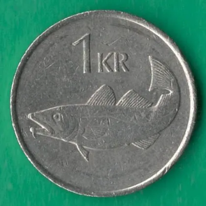 фото, 1 крона 1984 року Ісландія [КВ]