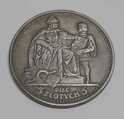 фото, Польща 5 злотих 1925 року. Копія.