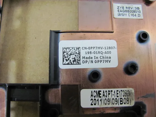 570-1 середня частина корпуса 0PP7MV для Dell XPS 15 L501X L502X P11F оригінал З аукціону