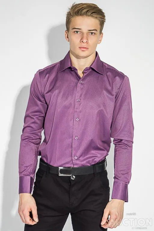 Рубашка, цвет фиолетовый, 50PD9036-3 Ціна