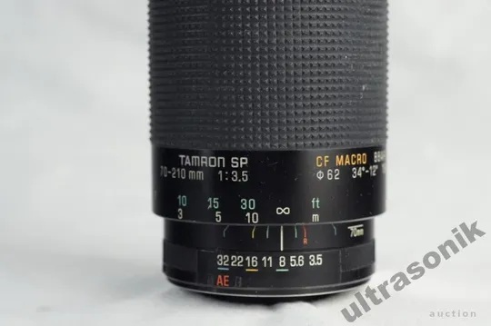 Шикарный портретный объектив Tamron SP 70-210mm/3.5 Macro Adaptall-2 19AH Ф62mm Вживане Продаж