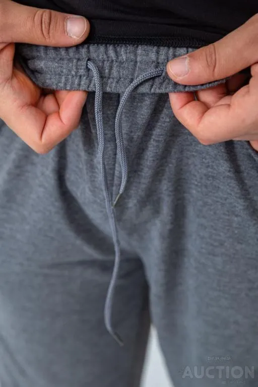 Спорт штаны мужские, цвет серый, 244R41125 Інтернет-аукціон