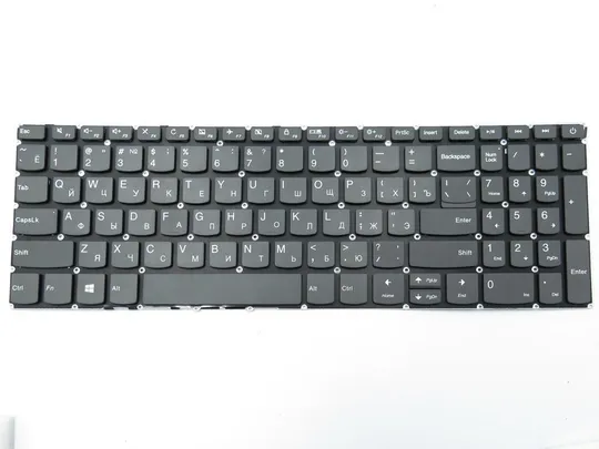 Клавиатура для Lenovo IdeaPad L340-17, L340-17API, L340-17IRH, L340-17IWL (RU Gray) OEM З аукціону