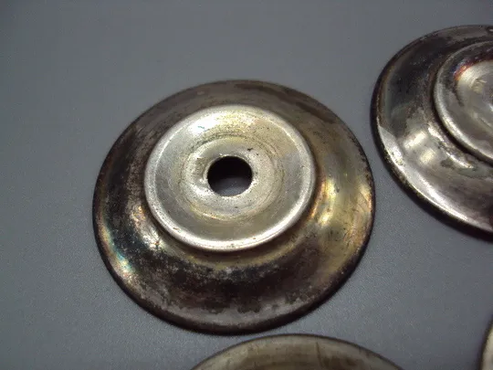 Детели фрагменты подножка для подсвечника серебро подсвечник запчасть лот 4 шт вес 23,39 г №18581 Де купити