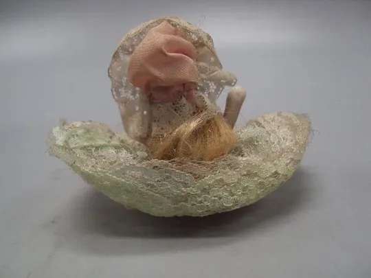 Купити Кукла фарфор пупс девочка куколка пупсик миниатюра фигура статуэтка высота 6 см №54