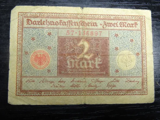 2 марки Німеччина 1920 Ціна