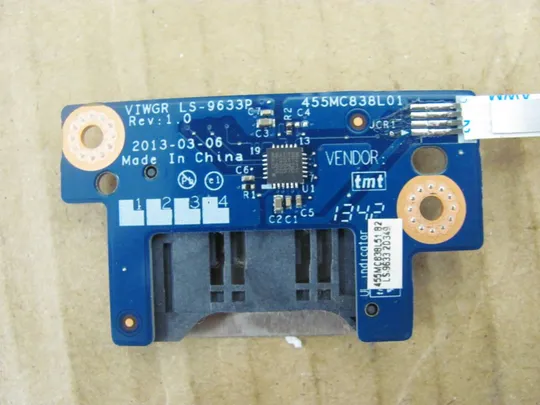 380-18 CARD READER LS-9633P NBX0001DC00 для Lenovo IdeaPad G500, G505, G510 оригінал Де купити