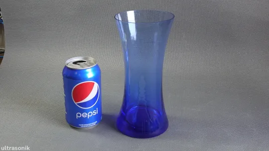 Купити Ваза для квітів синя кобальтова радянське кольорове скло Вживане