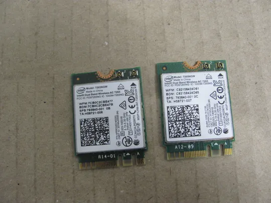 номер0418-16 WI-FI адаптер Плата мережева карта плата модему Modem Board 7265NGW H58721-006 H58721-007   для  FUJITSU A555 A557  A359 оригінал Ціна