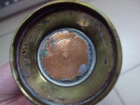 Кувшин глечик миниатюра латунь медь высота 11,5 см, диаметр 5,5 см №11462 Інтернет-аукціон