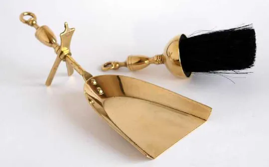 Купити Совочок та щітка, латунь, Німеччина