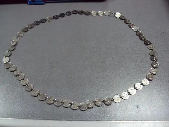 монеты ссср 1 копейка 1986, 1987 белые бусы колье длина 87 см №3560 Ціна