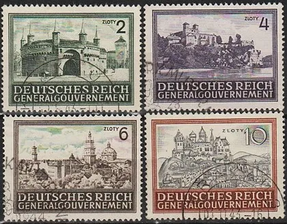 фото, 1943 - Рейх - GG - Міста - Львів Мі.113-16 _гаш _7,0 €
