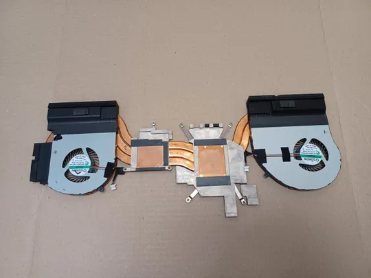 номер1059-2 система охолодження 138W-NV-E1-G3 AT1QB00BZC0 0FRPY8 для Dell Alienware 17 M17X  R4  охолоджувальна система кулери та системи охолодження охолодження материнської плати cooling system кулер охолоджувальний блок  оригінал Інтернет-аукціон