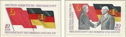 фото, ГДР Советско-германская дружба Брежнев Хонеккер 1972