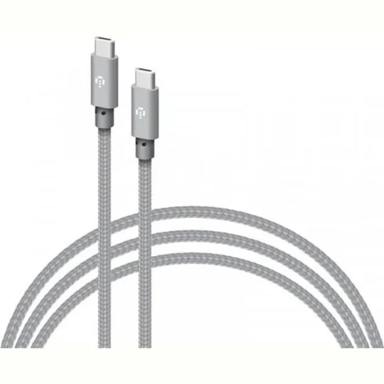 Кабель Intaleo CBGNYTT1 USB Type-C - USB Type-C (M/M), 60W, 1 м, Grey (1283126559501) Ціна