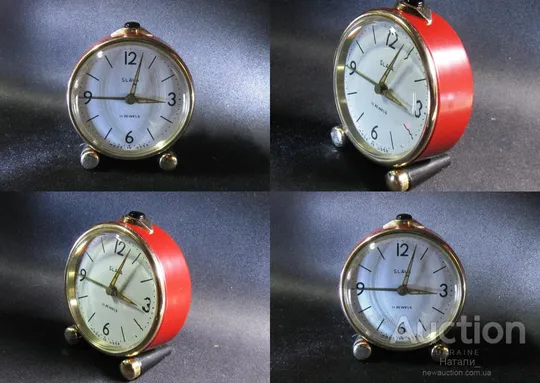 Часы будильник Слава механика 1950-х годов СССР Экспортная модель исправные Прекрасное состояние!!! Ціна