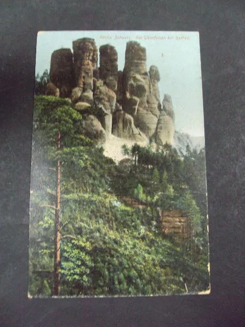 открытка Швейцария sachs schweiz die gansfelsen №7489 Ціна