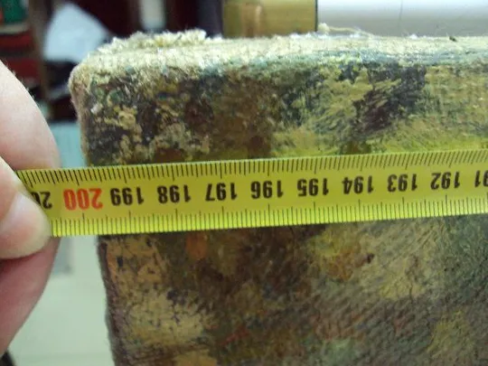 Картина Сплав леса гуцулы Кашшай холст, масло размер 100 х 199,8 см №184 Інтернет-аукціон