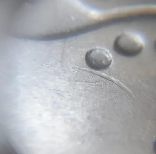 Купити (7644) 5 копійок 1992 різновид царапини штемпеля в 3 гроні на реверсі (варіант 1) (5 копеек 1992 брак)