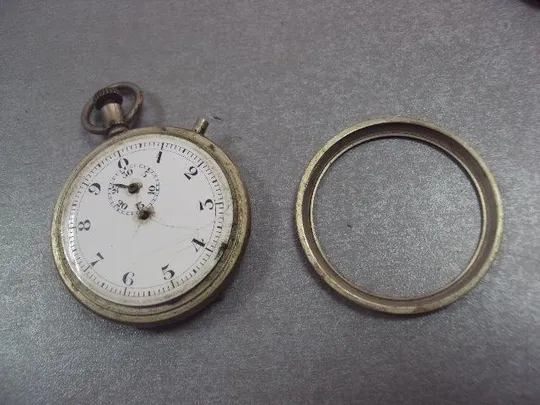 секундомер антикварный фарфоровый циферблат №3029 З аукціону