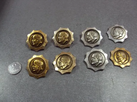 знак ленин профиль лот 8 шт №1598 Ціна