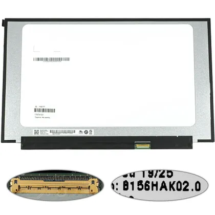 фото, Матриця 15.6" B156HAK02.0 H/W: 6A touch (1920*1080, 40pin(eDP, IPS), LED, SLIM(без планок та вушок), глянець, роз'єм праворуч