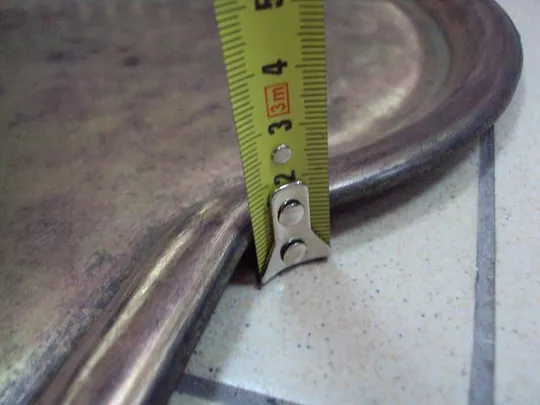 Купити Поднос замочная скважина для самовара латунь клеймо Т.К. длина 42,5 см №11488