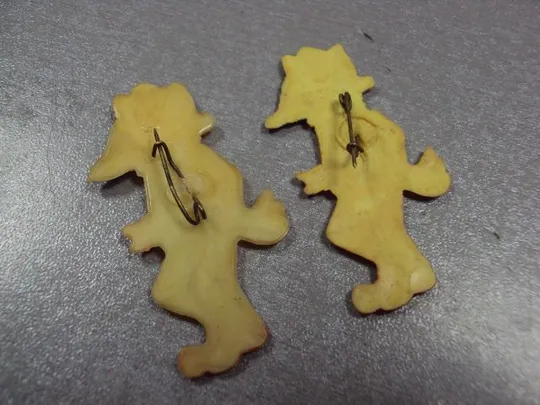 знак детский лиса лисичка пластмасса лот 2 шт №3678 З аукціону