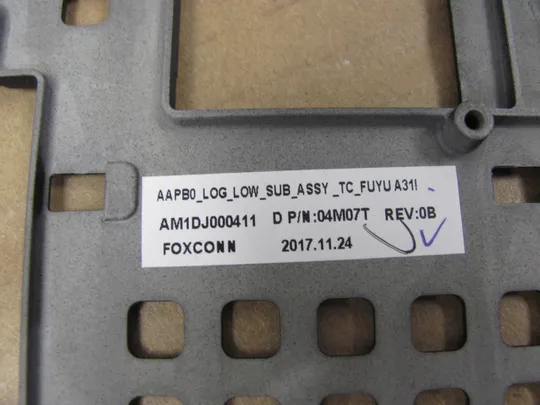 номер0905-1 Кришка дно піддон корпуса  з type-c портом AM1DJ000411 04M07T  для Dell Precision 7710 7720 оригінал Недорого