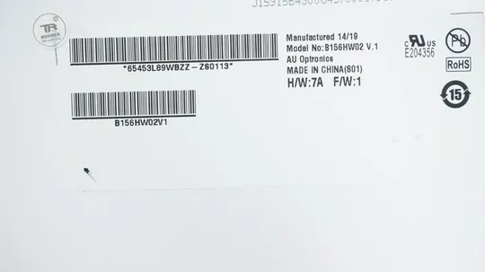 Матрица 15.6&quot; B156HW02 V.1  (1920*1080, 40pin, LED, NORMAL, матовая, разъем слева внизу) для ноутбу З аукціону